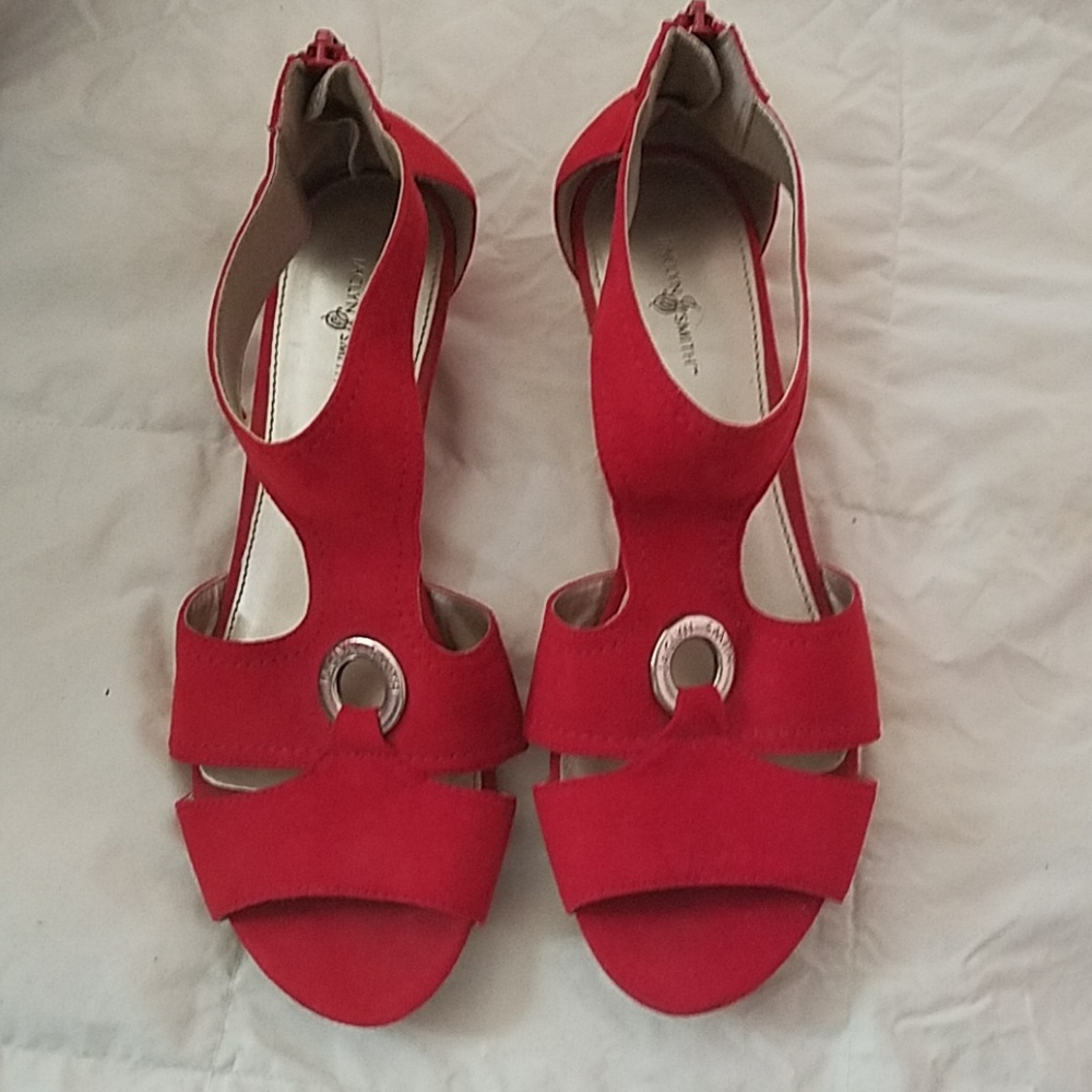 Red sandals